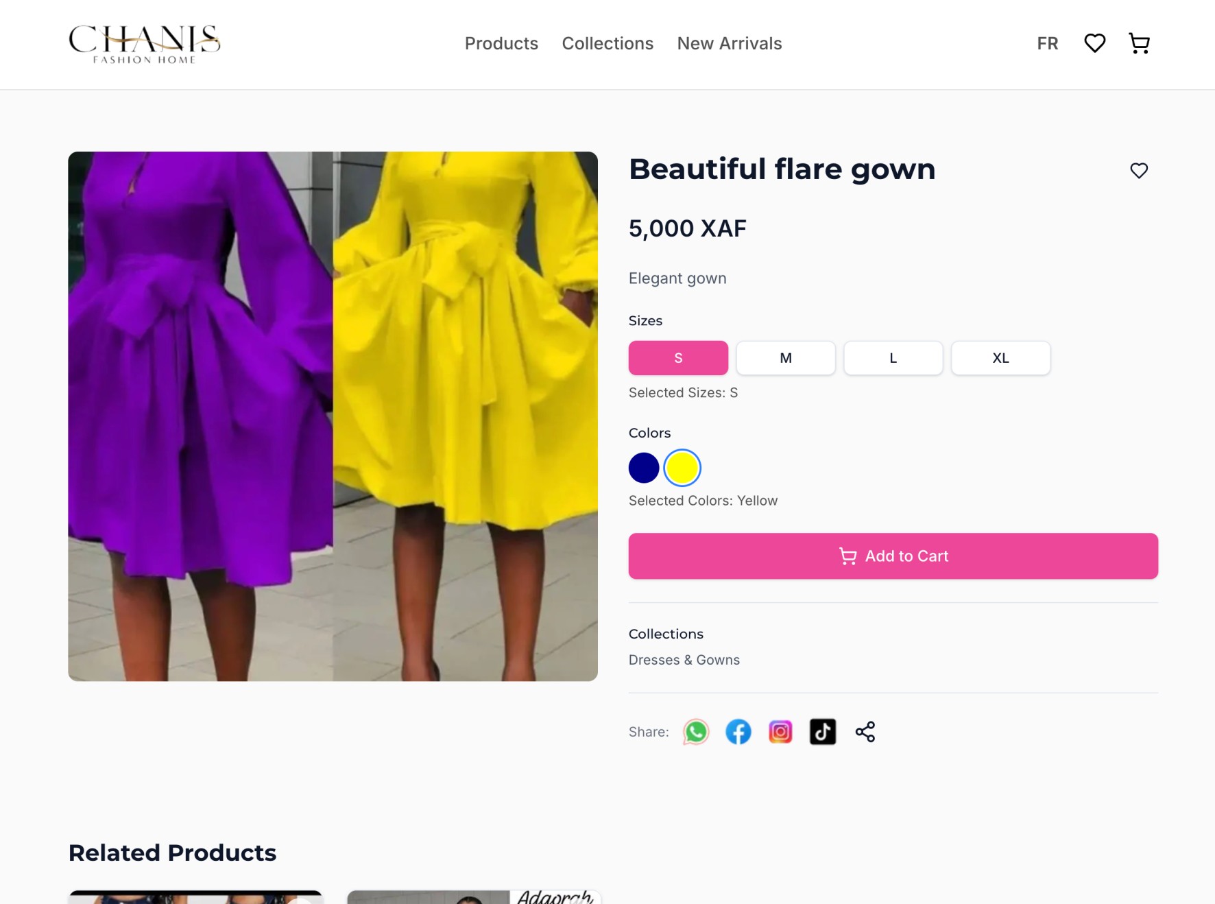 Chanis Fashion E-Commerce Platform - Image 4