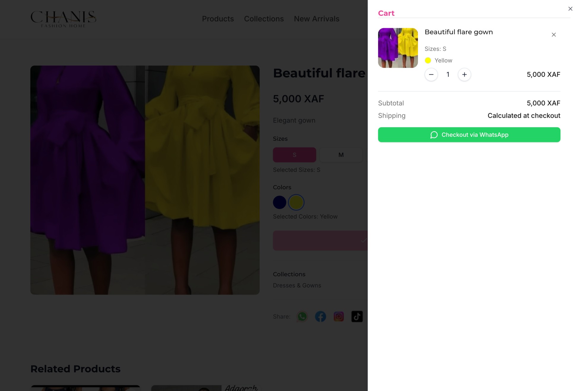 Chanis Fashion E-Commerce Platform - Image 5