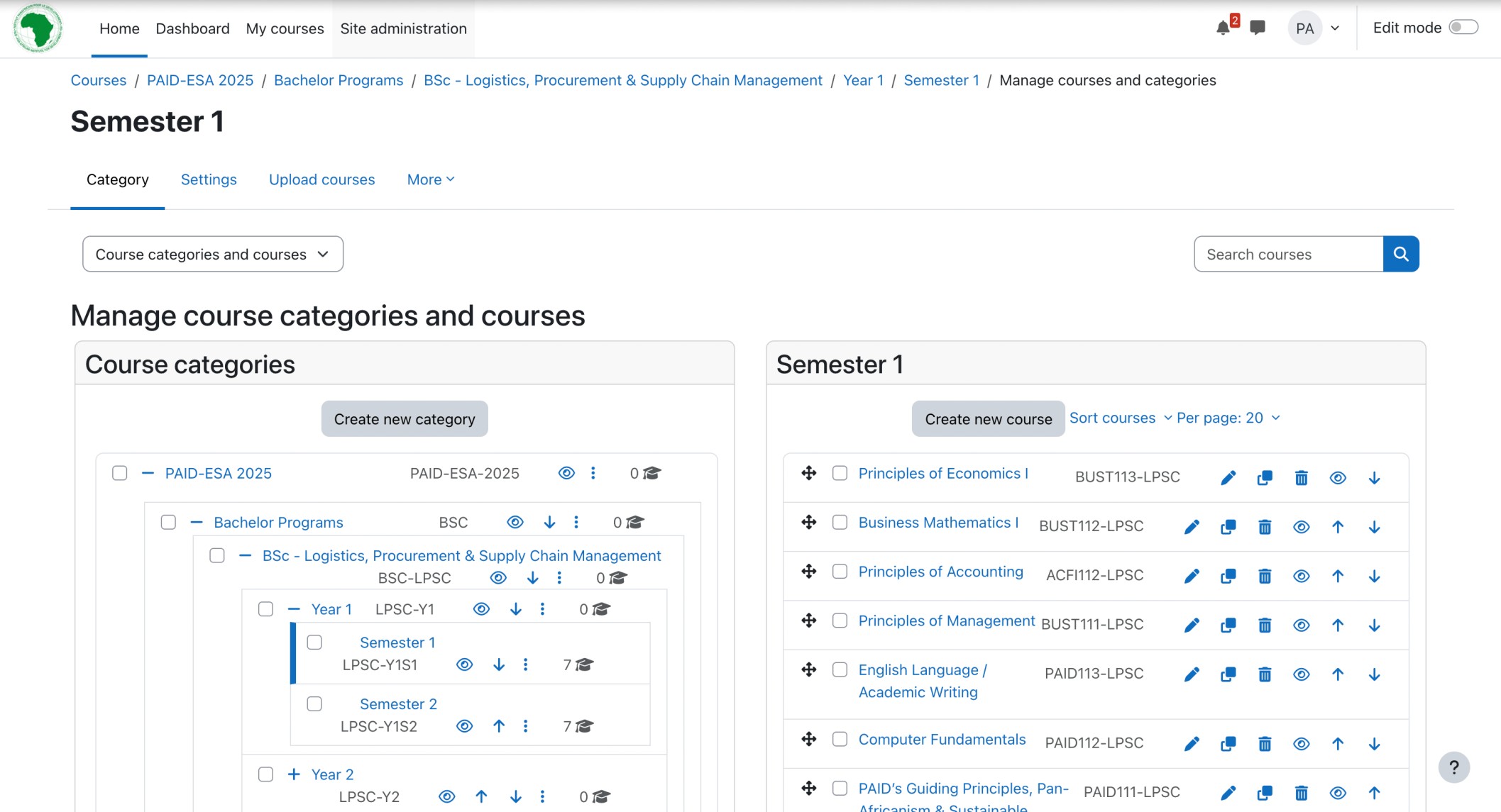 PAID-ESA E-Learning Platform - Image 3