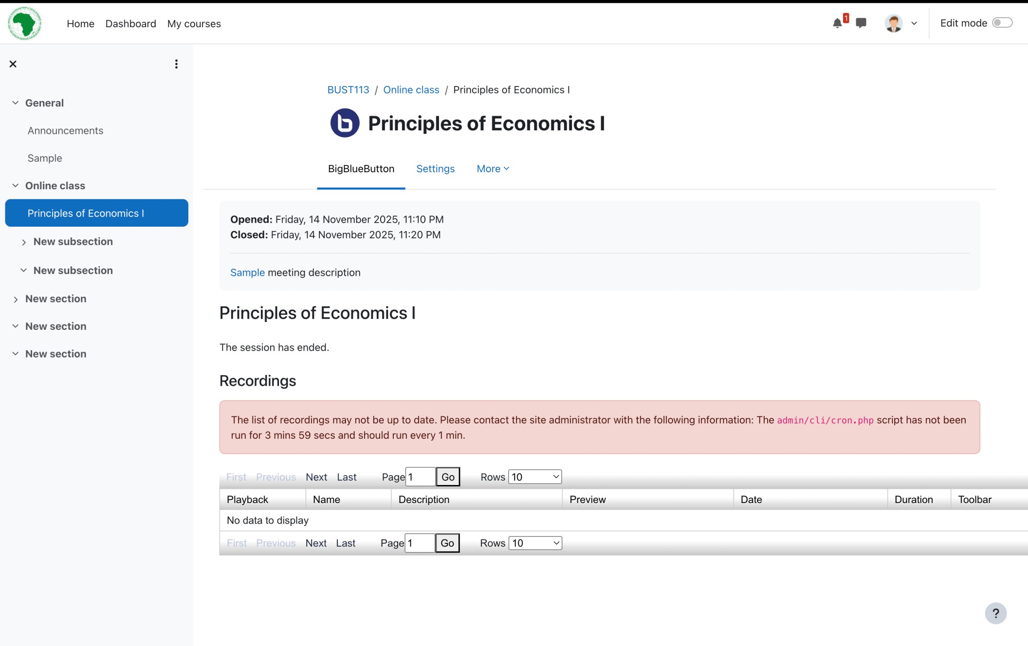 PAID-ESA E-Learning Platform - Image 4