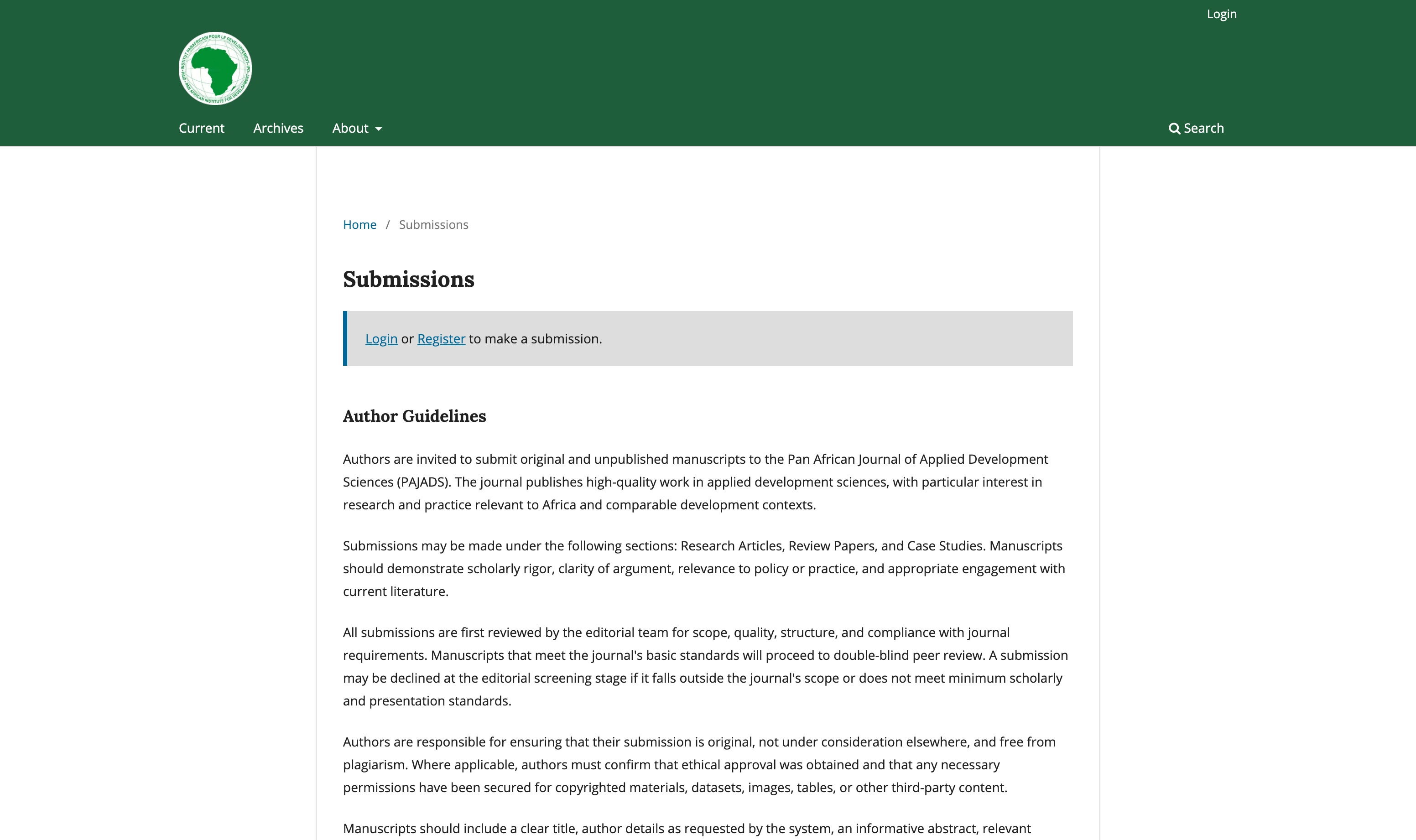 PAID-ESA Academic Journal Platform - Image 3