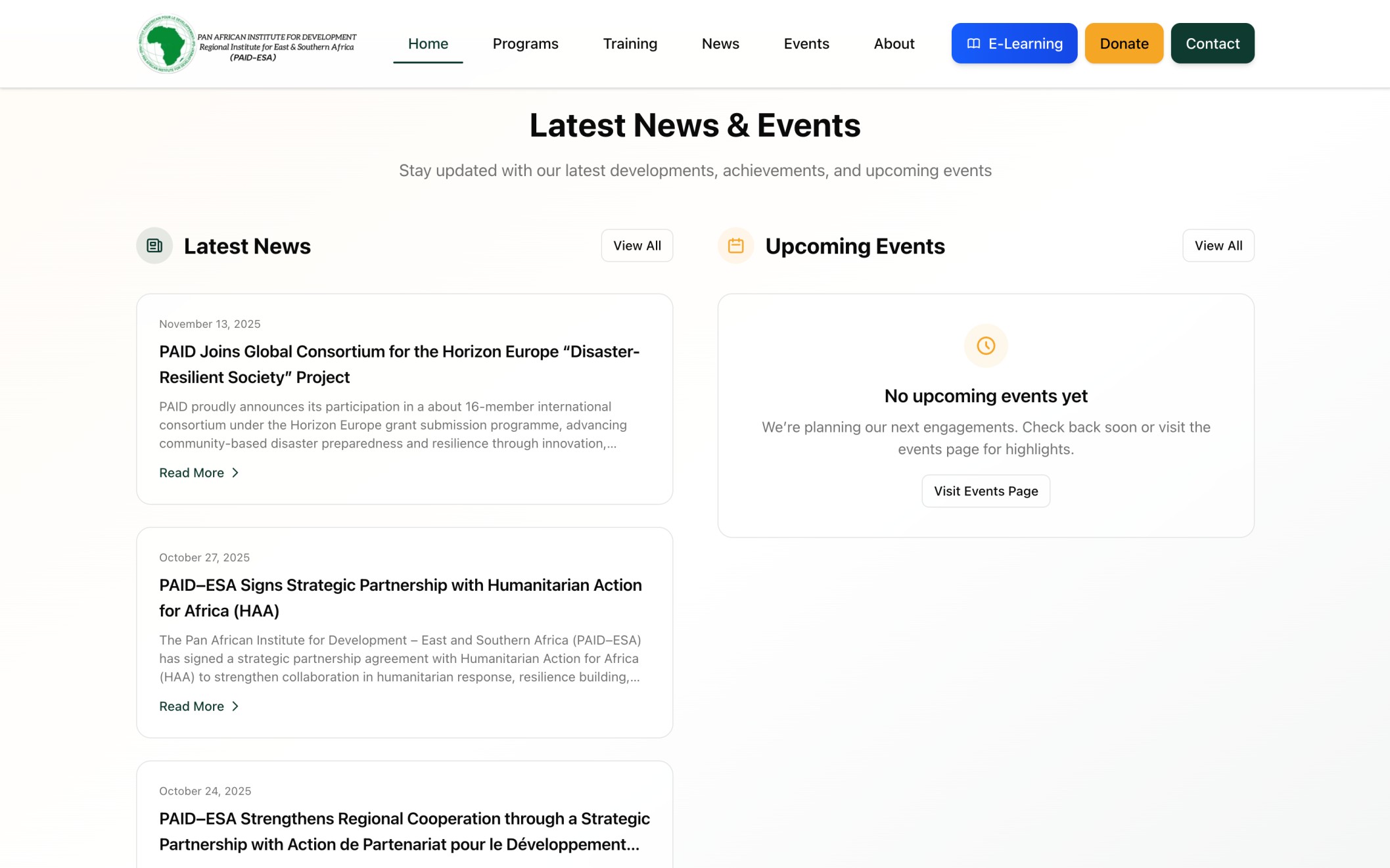 PAID-ESA Institutional Website - Image 3