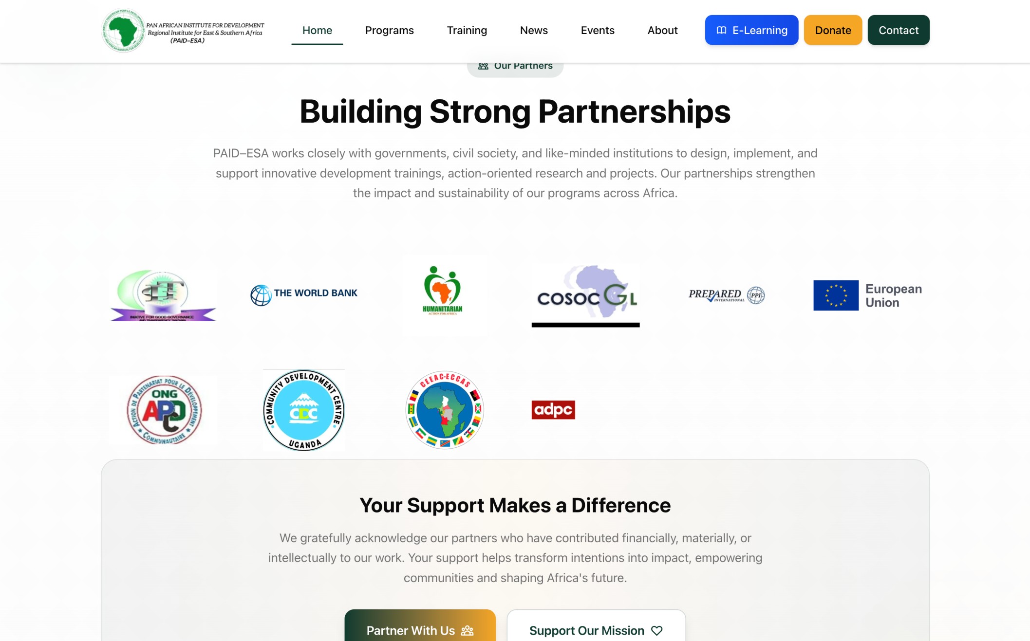 PAID-ESA Institutional Website - Image 6